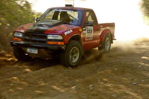 Jim Cox / Brent Carlson Chevy S-10 on SS12.
