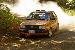 Chad Eixenberger / Jay Luikart VW Golf on SS12.