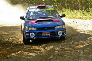 Dick Rockrohr / Marie Jacobs Subaru Impreza on SS12.