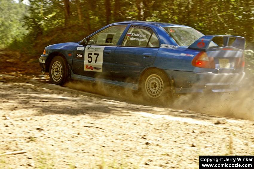 Dmitri Kishkarev / Hugh Hutchinson Mitsubishi Lancer Evo IV on SS12.