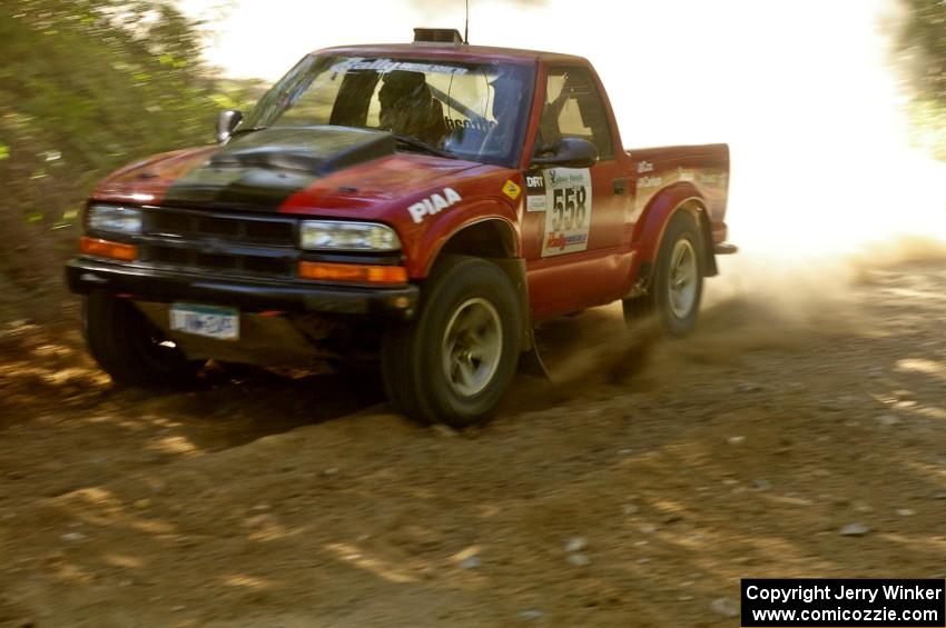 Jim Cox / Brent Carlson Chevy S-10 on SS12.