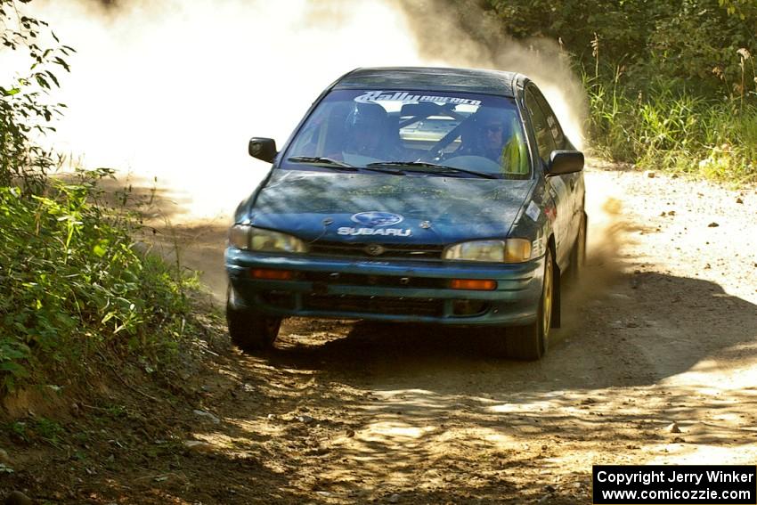 Martin Mennig / Ryan Schnell Subaru Impreza on SS12.