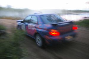 Tim Penasack / Scott Putnam Subaru WRX at speed on SS15.