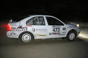 Lars Wolfe / Jeff Secor VW Jetta Turbo at the midpoint of the final stage, SS15.