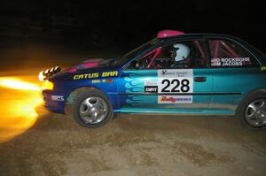 Dick Rockrohr / Marie Jacobs Subaru Impreza on SS15.