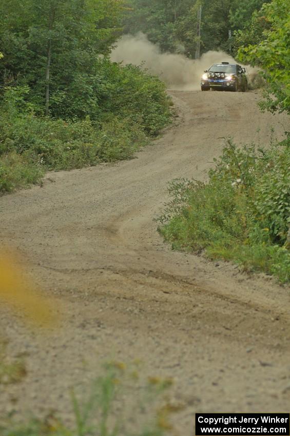 Ken Block / Alex Gelsomino Subaru WRX STi at top speed on SS15.