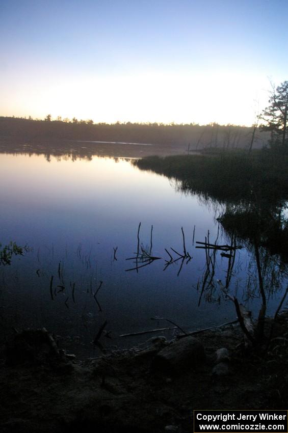 Sunset over McKenzie Lake (2).