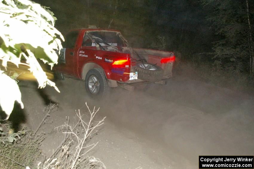 Jim Cox / Brent Carlson Chevy S-10 on SS15.