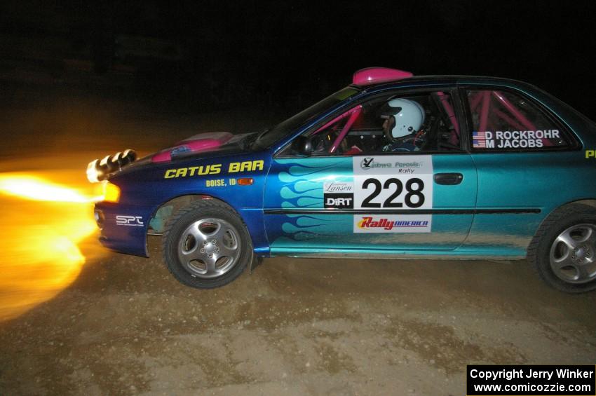 Dick Rockrohr / Marie Jacobs Subaru Impreza on SS15.