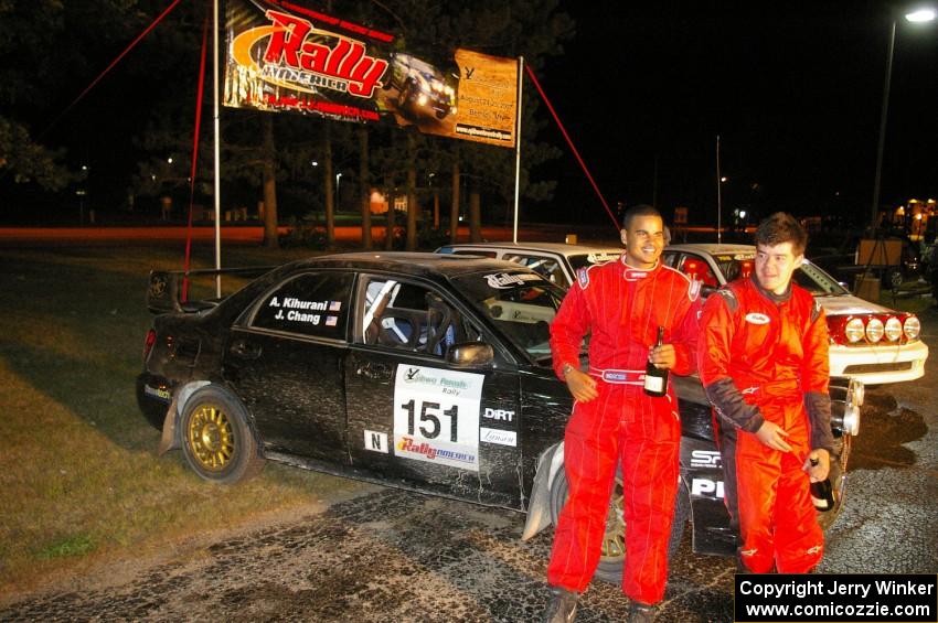 Josh Chang / Alex Kihurani Subaru WRX STi won Group N and took fifth overall.