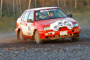 Mike Merbach / Jeff Feldt VW Jetta at the practice stage.