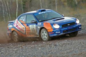 Tim Penasack / Scott Putnam did not start the rally in their Subaru WRX as the engine was destroyed on the practice stage.