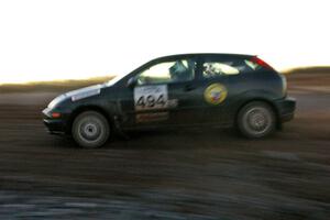 Roman Pakos / Dariusz Belzowski Ford Focus SVT on the practice stage on Thursday.