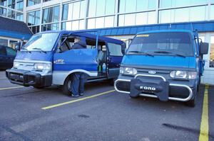 Ford was doing road testing with these two vehicles designed for the Brazilian market. One a van, the other a pickup.