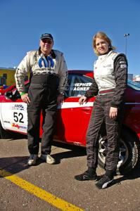 Doug Shepherd / Karen Wagner in front of Doug's new Dodge SRT-4.