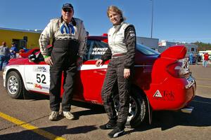 Doug Shepherd / Karen Wagner in front of Doug's new Dodge SRT-4.