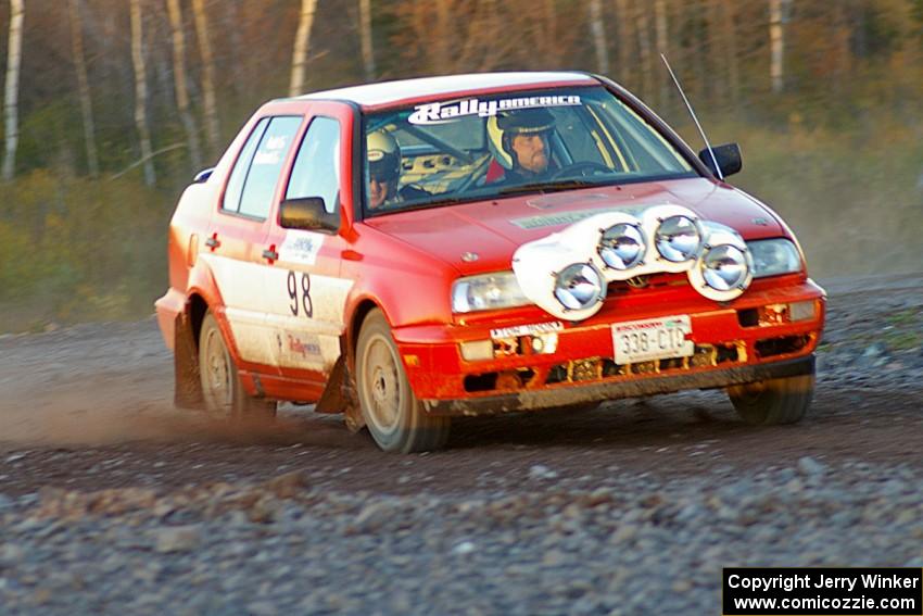 Mike Merbach / Jeff Feldt VW Jetta at the practice stage.