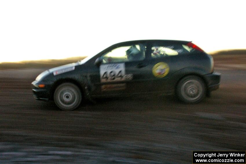 Roman Pakos / Dariusz Belzowski Ford Focus SVT on the practice stage on Thursday.