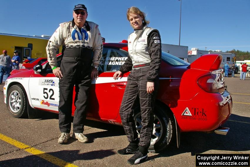 Doug Shepherd / Karen Wagner in front of Doug's new Dodge SRT-4.