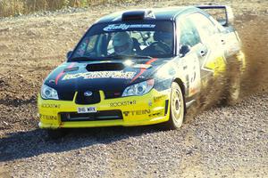 Andy Pinker / Robbie Durant Subaru Impreza WRX on SS1.