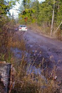 Charles Sherrill / Wilson VonKessler Mitsubishi Evo IV on SS1.