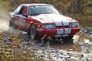 Mark Utecht / Rob Bohn Ford Mustang on SS1.