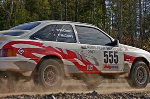 Colin McCleery / Jimmy Brandt Ford Merkur XR-8 on SS1.