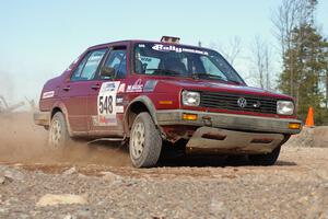 Matt Bushore / Andy Bushore Volkswagen Jetta on SS1.