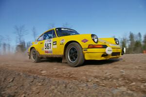 Bob Cutler / John Atsma Porsche 911T on SS1. They were an early DNF.