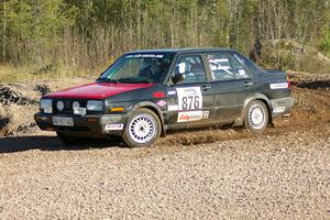 Ivan Milanovic / Colin Vickman Volkswagen Jetta GLI on SS1.