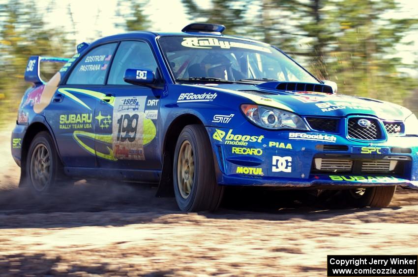 Travis Pastrana / Christian Edstrom Subaru WRX on SS1 (1).