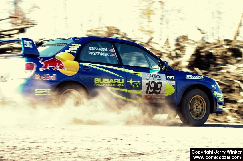 Travis Pastrana / Christian Edstrom Subaru WRX on SS1 (2).