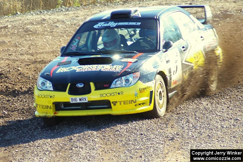 Andy Pinker / Robbie Durant Subaru Impreza WRX on SS1.