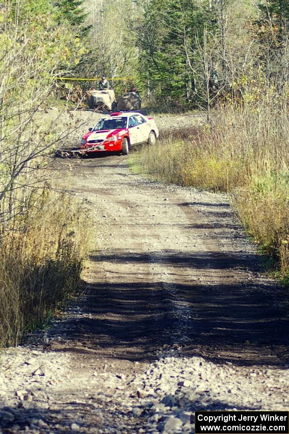 Stephan Verdier / Scott Crouch Subaru WRX on SS1.