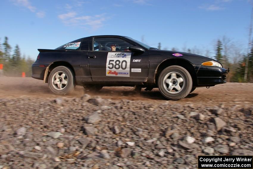 Mike Bodnar / Elaine Sheaks Misubishi Eclipse GSX on SS1.