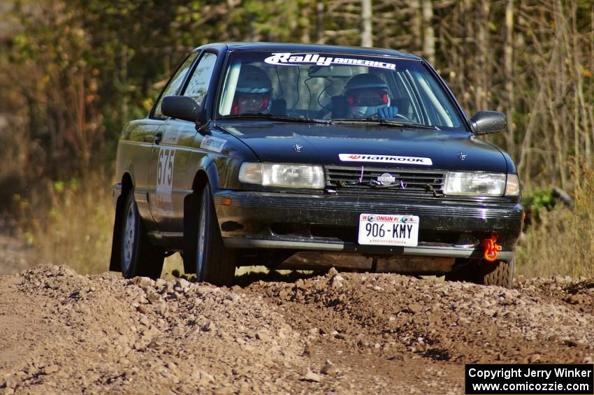 Ben Hanka / Greg Hanka Nissan Sentra SE-R on SS1.