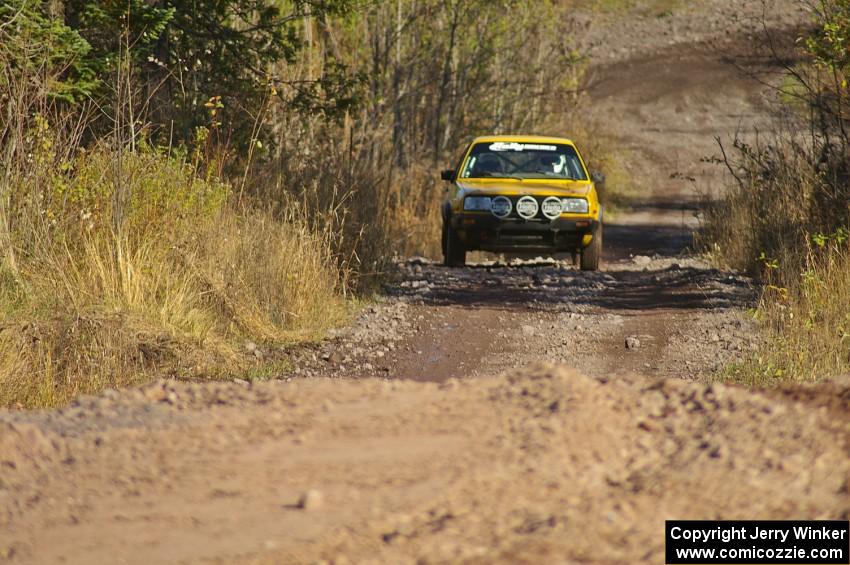 Dave Allan / Tammy Allan VW GTI on SS1.