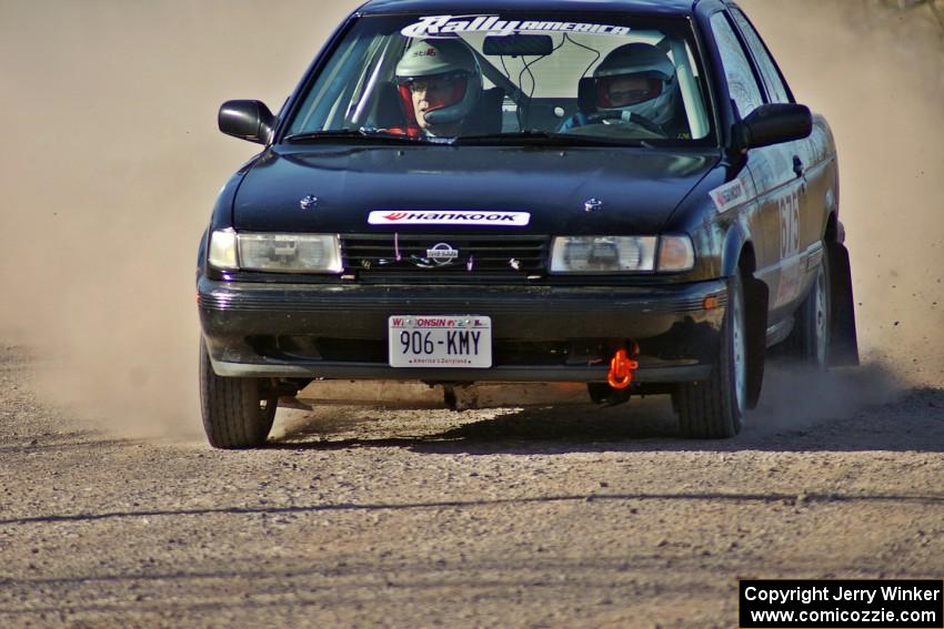 Ben Hanka / Greg Hanka Nissan Sentra SE-R on SS1.