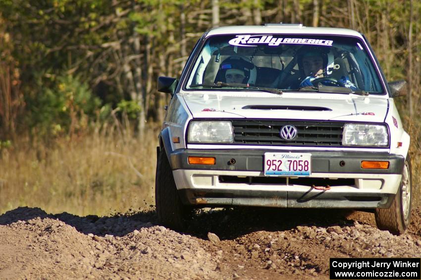 Zeno Popa / Radu Ilis VW Golf on SS1.