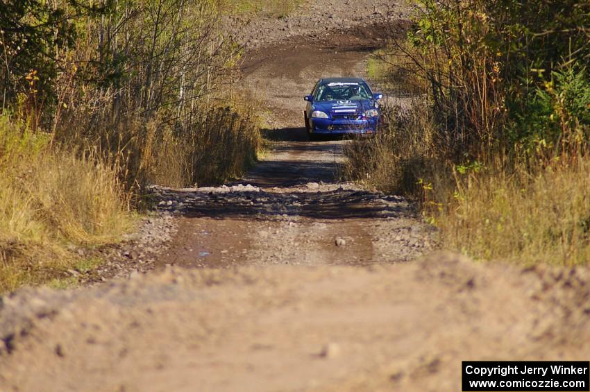 Nick Lehner / Jon Del Grande Honda Civic Si on SS1.