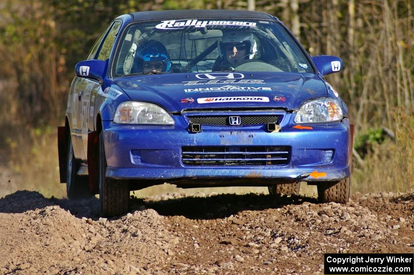 Nick Lehner / Jon Del Grande Honda Civic Si on SS1.