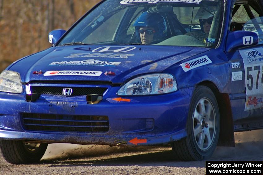 Nick Lehner / Jon Del Grande Honda Civic Si on SS1.