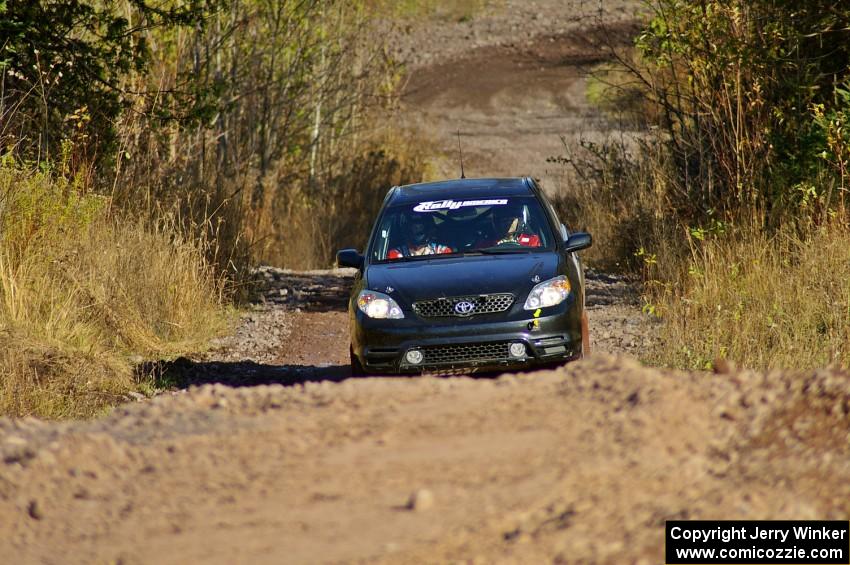 Faheem Gill / Jesse Shoup Toyota Matrix on SS1.