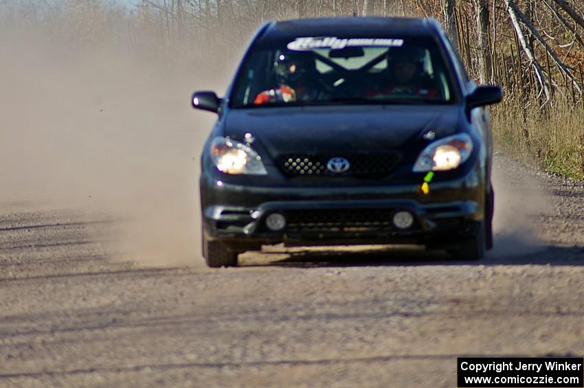 Faheem Gill / Jesse Shoup Toyota Matrix on SS1.