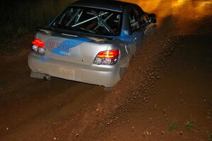 Piotr Wiktorczyk / Martin Brady	Subaru WRX on the final corner of Echo Lake 1, SS4.