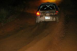 Zach Babcock / Bob Martin Dodge SRT-4 at the final corner of Echo Lake 1, SS4.