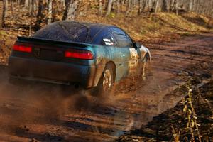 Adam Markut / John Nordlie Eagle Talon at speed on SS9, Gratiot Lake 1.