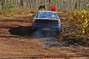 Matt Huuki / Tom Immonen Eagle Talon blasts through the final corner of Gratiot Lake 1, SS9.