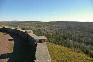 A view from one of the many stone walls atop Brockway Mountain (2).