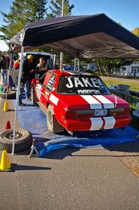 Mark Utecht / Rob Bohn Ford Mustang at Copper Harbor service.